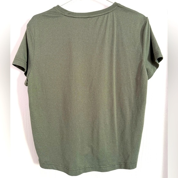 Adidas Olive Green Tee with Logo Size Small - Picture 2 of 3